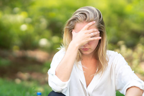 istock Sad, tired, depressed woman 1073938626