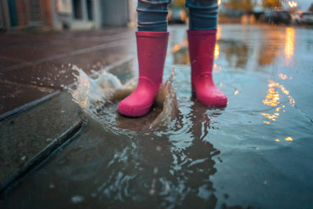 istock Boots to keep my feet dry on rainy day 1073950848
