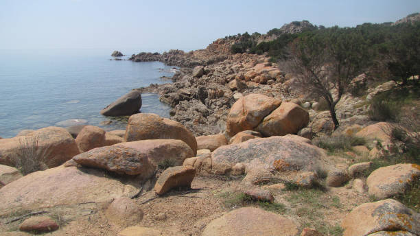 istock Red rocks of the Sardinia 1073953724