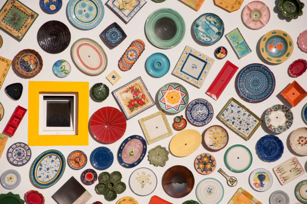 istock Colourful portuguese ceramic 1073953990