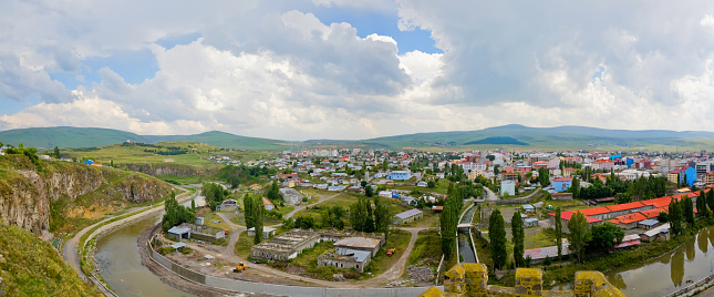 View of Ardahan Castle from the city