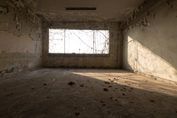 Old school room ruin
