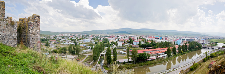 View of Ardahan Castle from the city
