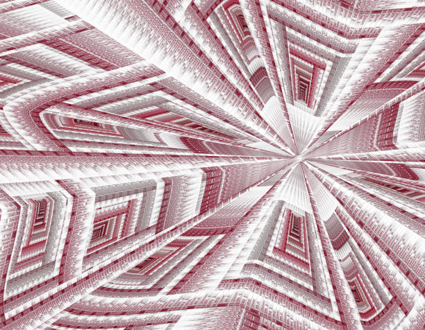 Colorful abstract fractal illustration for creative design