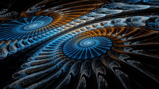 istock Abstract fractal illustration for creative design 1073956182