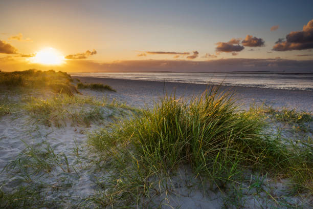 istock Sunset at the german North Sea 1073968590