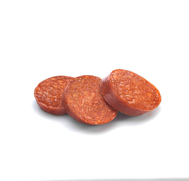 istock Smoked and dried sausage 1073969030