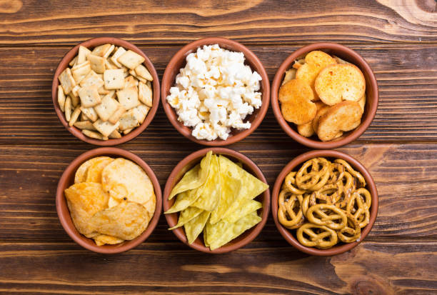 istock Mix of snacks 1073978474