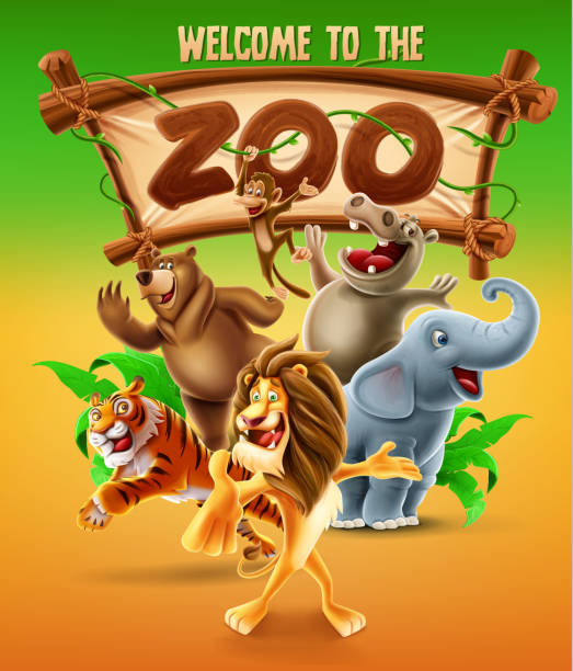 Welcome To The Zoo Stock Illustration - Download Image Now - Lion - Feline, Animal, Smiling - iStock Welcome To The Zoo Stock Illustration - Download Image Now - Lion - Feline, Animal, Smiling - iStock