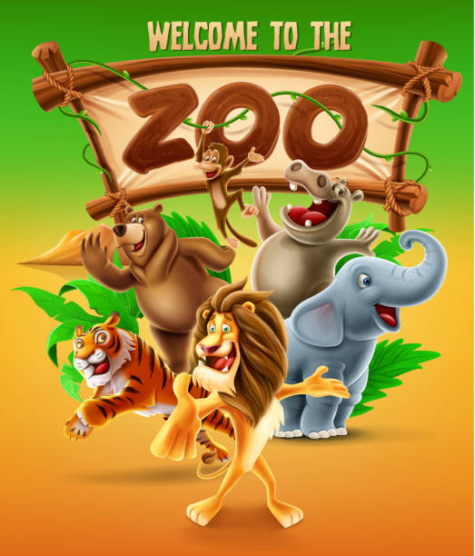 298 Cartoon Of A Zoo Entrance Illustrations & Clip Art - iStock