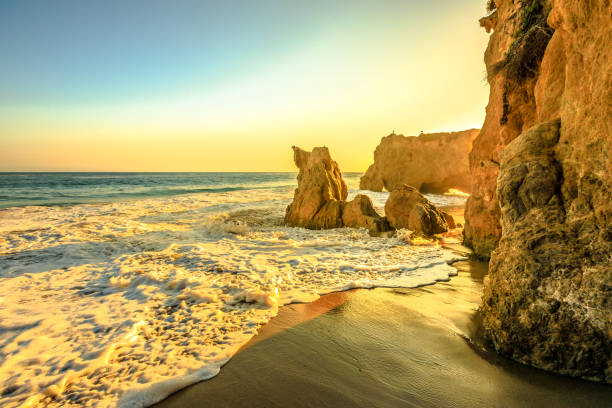istock California sunset beach background 1073991256
