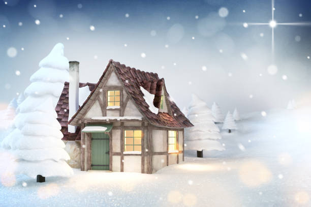 istock Christmas illustration, 3D illustration 1073995274
