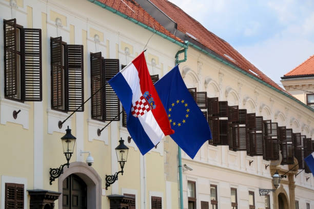 istock Landmark in Zagreb, Croatia 1073995520