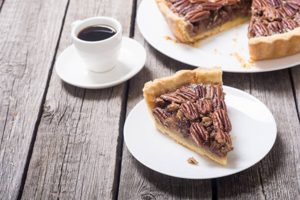 istock Autumn american pecan pie 1073995616