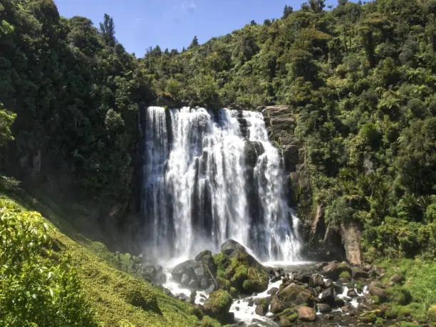 Marokopa Water Fall in New Zealand
