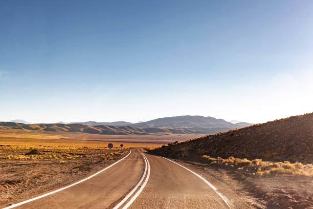 istock Highway in Atacama desert 1074043442