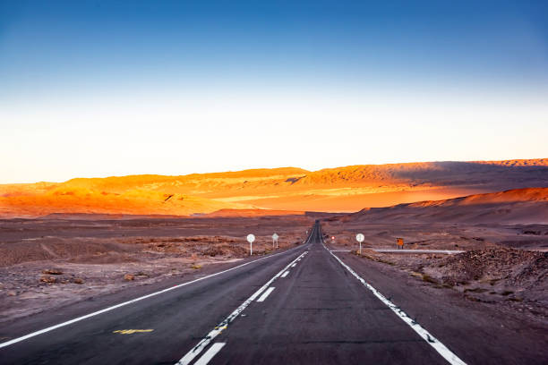 istock Express Road in Atacama desert 1074043986