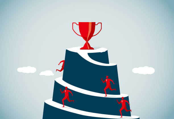 winners podium commercial illustrator suitable upper stock illustrations