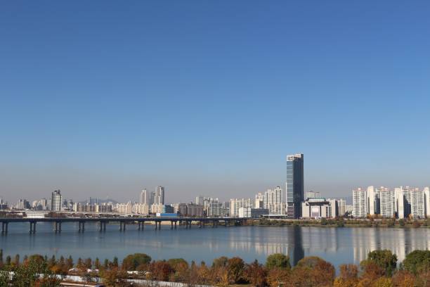 istock buildings and river, Seoul, South Korea 1074065664