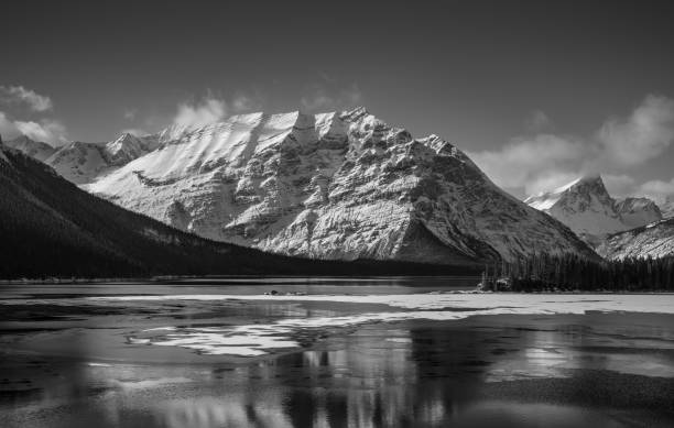 istock Black and White Upper Lake Kananaskis Country, Alberta Canada 1074074844