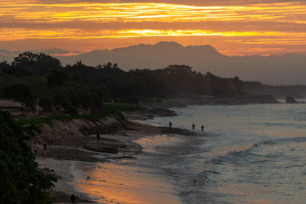 sunrise over Punta de Mita sunrise over the ocean in mexico pacific coast stock pictures, royalty-free photos & images