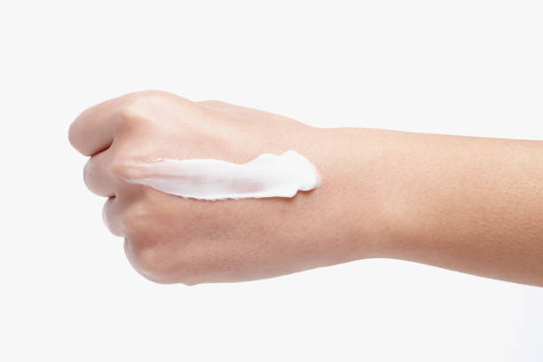 istock Rub the Cosmetics on the Back of Hand 1074130766