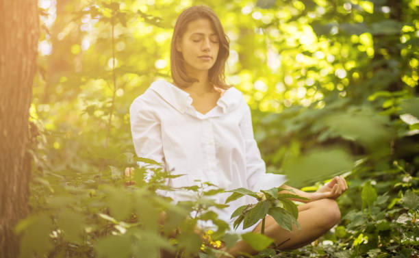 istock Great health starts with meditation. 1074135196