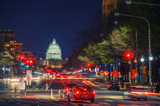 istock Pennsylvania Avenue at night, Washington DC, USA 1074143864
