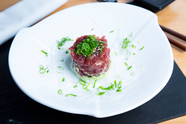 istock Tartar Tuna Sushi Varied 1074145946