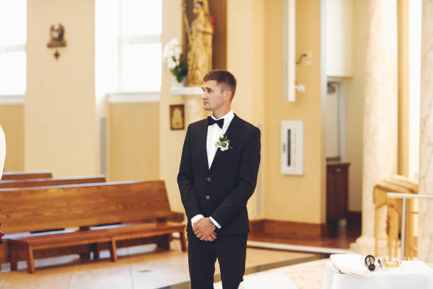 istock Man in a church 1074159910