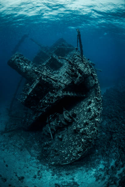 istock A huge shipwreck rusted and completely overgrown with corals underwater in the Red Sea bottom 1074166010