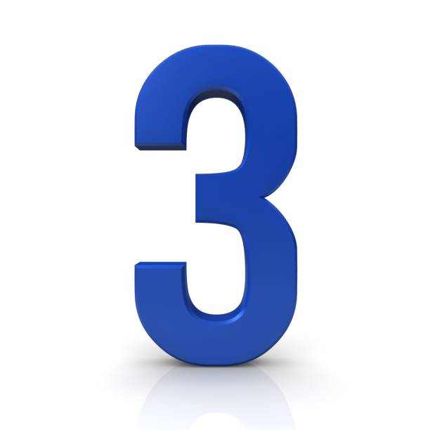 istock number 3 three blue 3d sign symbol icon render graphic 1074167600