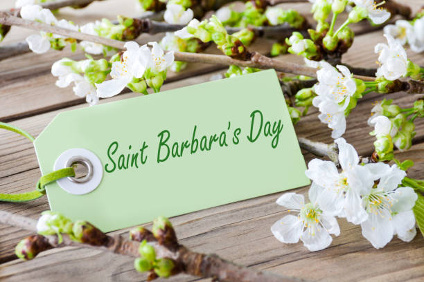 istock Saint Barbara Cherry Branch and Label 1074176466