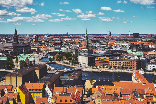 istock Top view of Copenhagen. 1074179266