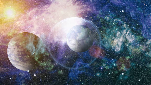 istock Purple nebula in outer space. Elements of this image furnished by NASA. 1074186940