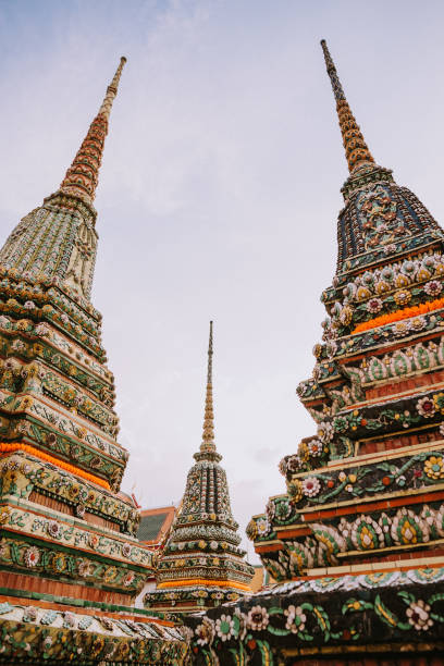 istock Three beautiful Chedis in Wat Pho Temple in Bangkok, Thailand 1074195128