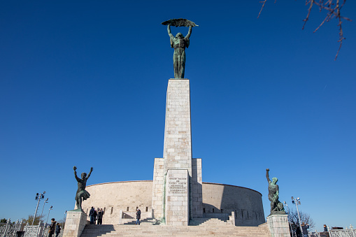 Volgograd, Russia - September 25, 2023: Kurgan Mamaev in Volgograd,Russia. A monument for peace after the World War II - the monument Motherland Calls.