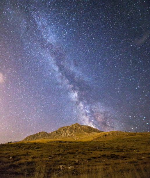 istock sky and landscape , milkyway 1074197638