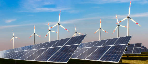 istock Photovoltaic and wind power 1074200596