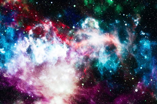 istock Purple nebula in outer space. Elements of this image furnished by NASA. 1074200650