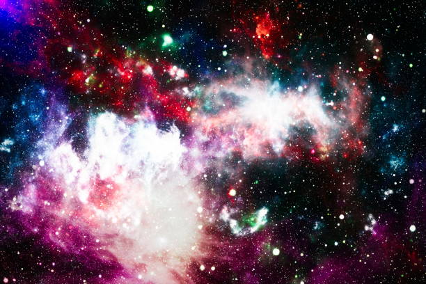 istock Purple nebula in outer space. Elements of this image furnished by NASA. 1074202412