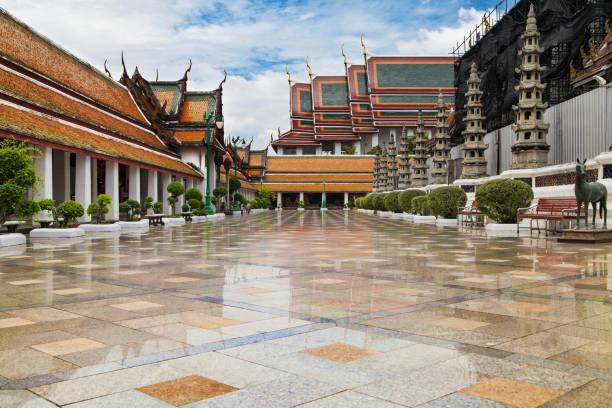 Courtyard of the Wat Suthat