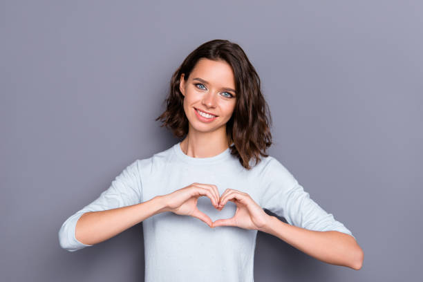 istock Beautiful nice attractive pretty charming lovely lady with her b 1074210822