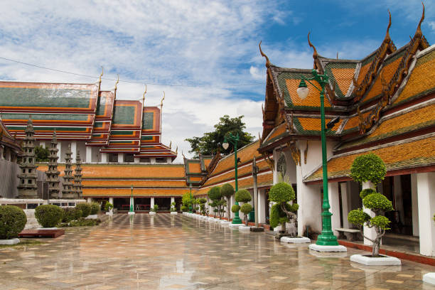 istock Cloister of the Wat Suthat 1074211008
