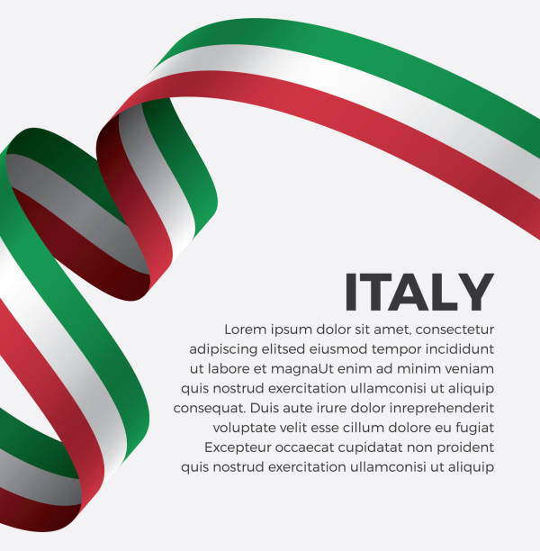 illustrations, cliparts, dessins animés et icônes de fond de drapeau italie - page daccueil illustrations