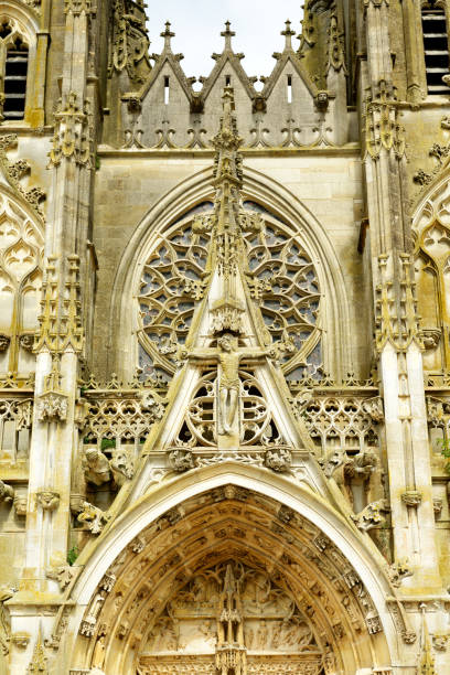 istock Gothic cathedral in France 1074213196