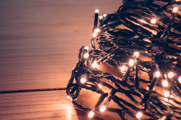 istock Christmas fairy lights 1074223398