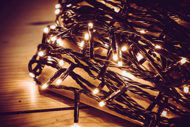 istock Christmas fairy lights 1074224310