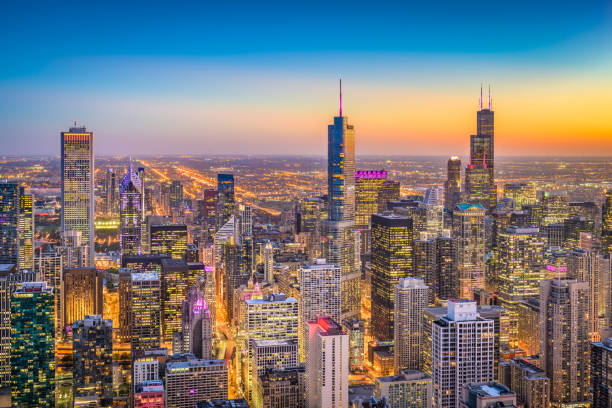 istock Chicago, Illinois, USA Skyline 1074226964
