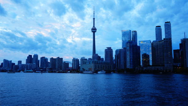 istock Evening at Waterfront, Toronto City, Canada 1074230538